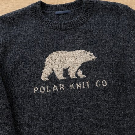 Custom Knit-In Logo Sweaters